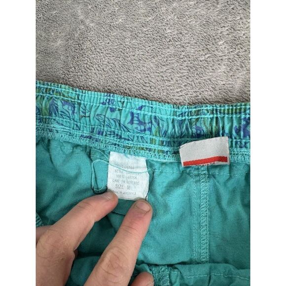 Vintage 90s Ocean Pacific Floral Shorts Men's Size Medium Blue - Picture 6 of 9